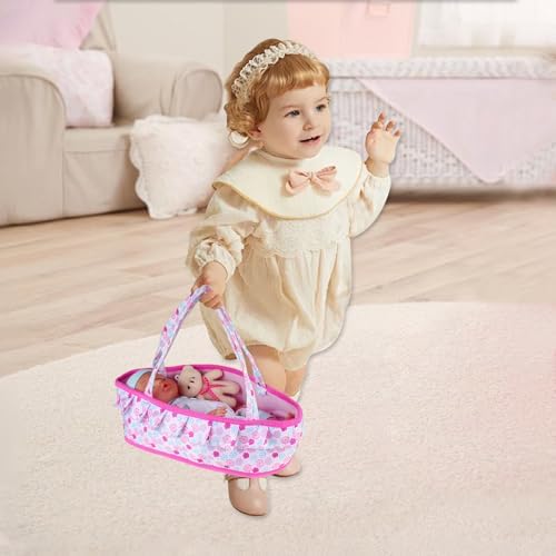 Young Buds Baby Doll Cradle Bassinet Carry Bag