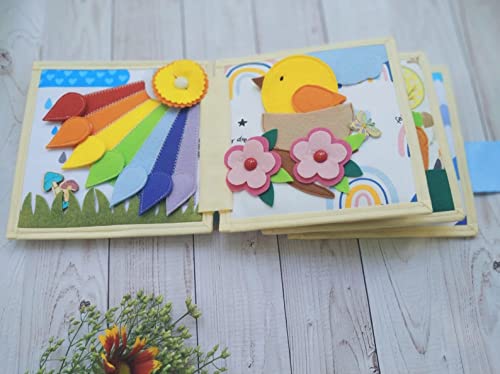 Fox Quiet Baby Book with Felt Animals Finger Puppets