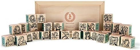 Uncle Goose Greek Mythology Blocks - USA Made
