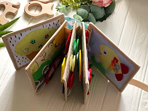 Quiet Baby Book with Animals and Colors