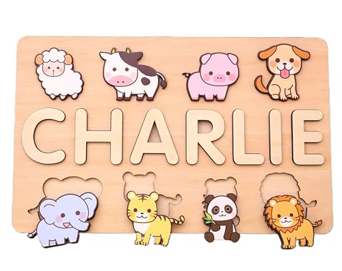 Personalized Wooden Name Puzzles for Kids