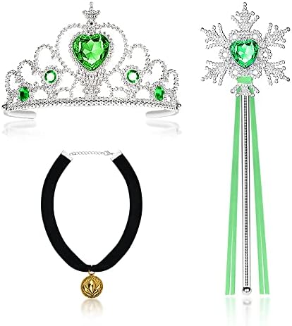 Vicloon Princess Dress Up Set 2PCS Crown and Wand for Kids