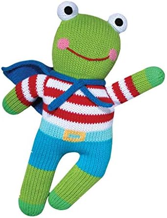 Baby Freddy The Frog Hand-Knit Plush Doll Toy