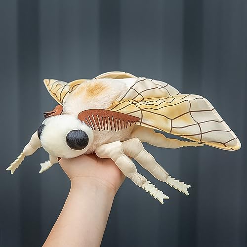 ZHONGXIN MADE Silk Moth Plush - Realistic 11in Stuffed Animal
