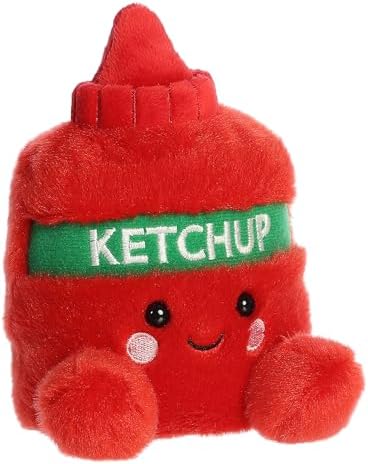 Aurora Adorable Palm Pals Tommy Ketchup Stuffed Animal - Red 5 Inches