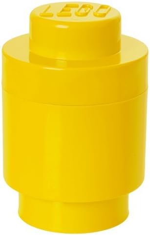 LEGO ROOM Copenhagen Yellow Round Storage Box