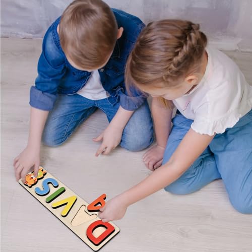 Personalized Wooden Name Puzzles for Kids 1
