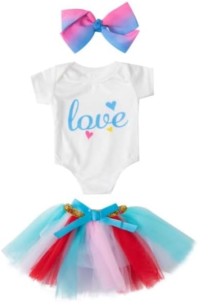 Fervorral Reborn Baby Doll 3-Piece Clothing Set