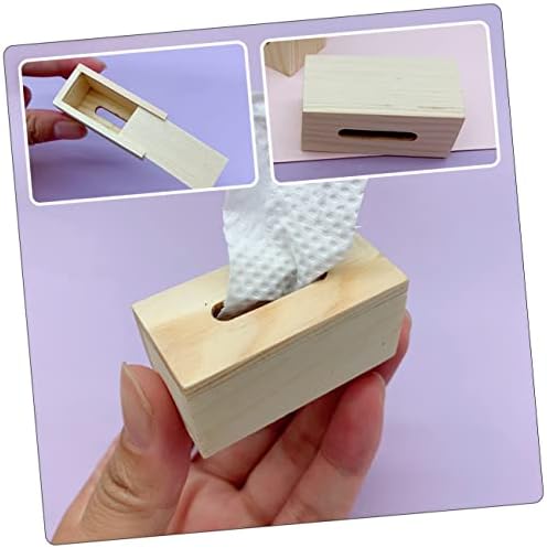 HONMEET Miniature Supply Dollhouse Decor Crinkle Paper Box