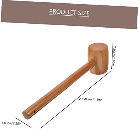 VICASKY Mini Wooden Hammer for Baby and Toddler Play