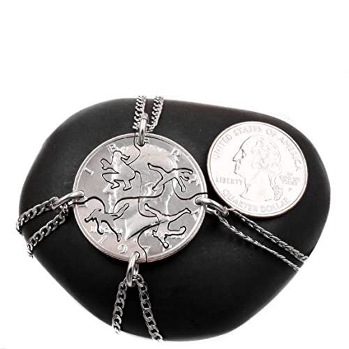 NameCoins 4-Piece Girls Softball Jewelry Set