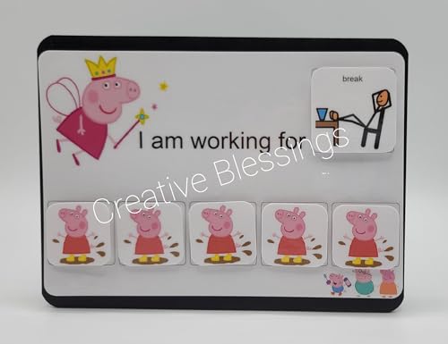 Creative Blessings Token Reward Board for Autism and ADHD