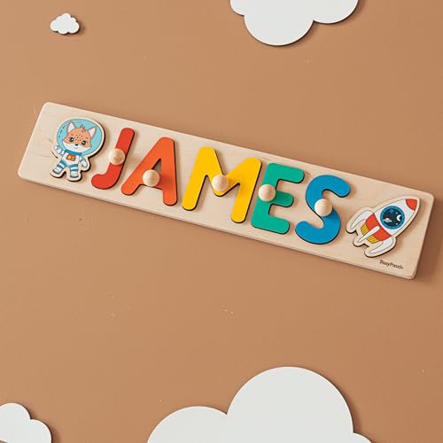 Personalized Wooden Name Puzzle for Kids 1
