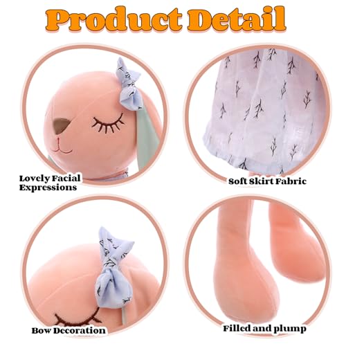 Personalized Blue Bunny Doll with Long Ears