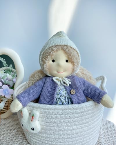 BlissfulPixie Handmade Waldorf Bunny Doll 12