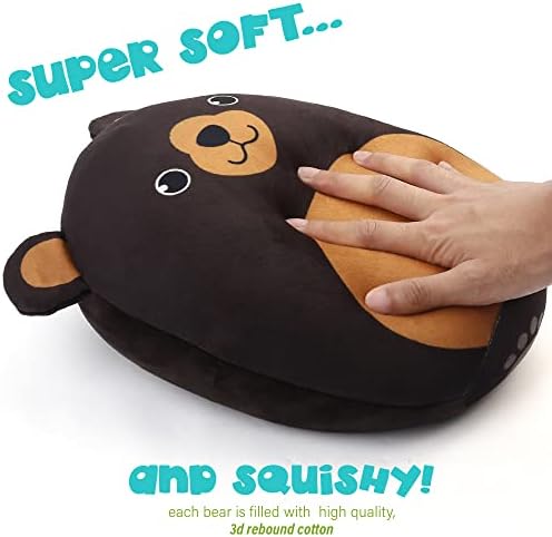 BenBen Bear Plush Toy Set of 3 12 and 7 Squishy Stuffed Animals