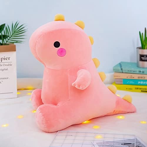 DUANMUL Cute Pink Dinosaur Plush Toy 8in