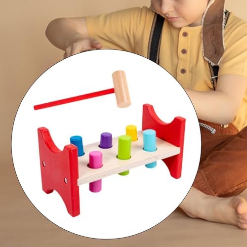 DYNWAVE Wooden Hammering Toy for Toddlers