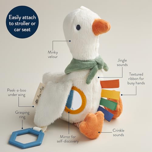 Itzy Ritzy Bitzy Traveler Car Seat Stroller Toy Goose
