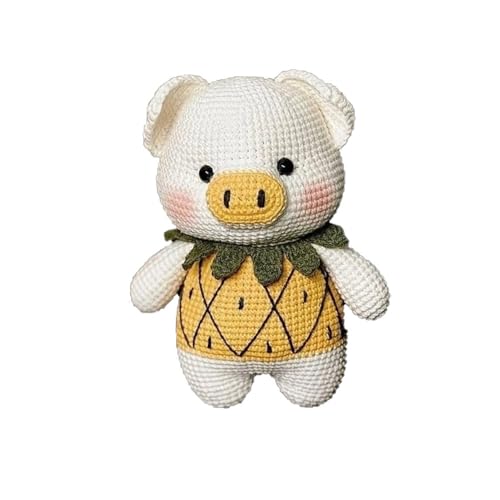 Embroidery NTA Handmade Crochet Amigurumi Pig