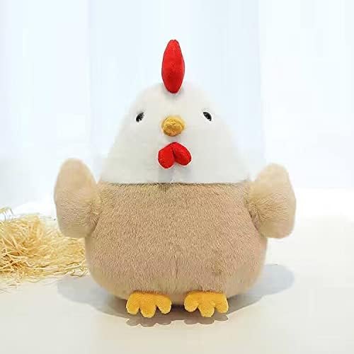 YUKOUQIAN 8 Inch Chicken Plush Stuffed Animal Toy