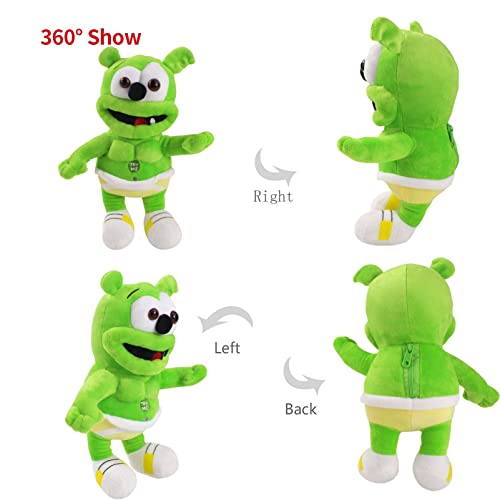 TUMPETY Green Singing Bear Plush Toy