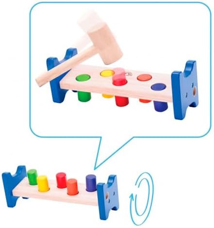 Wonderworld Hammer Bench - Visual Skills Development Toy for Kids