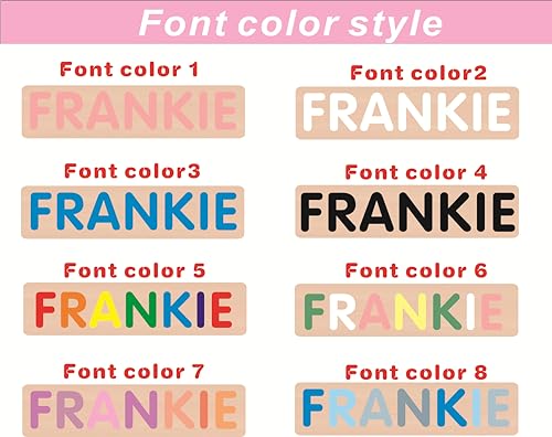 Vnque Personalized Wooden Name Puzzles for Kids 1