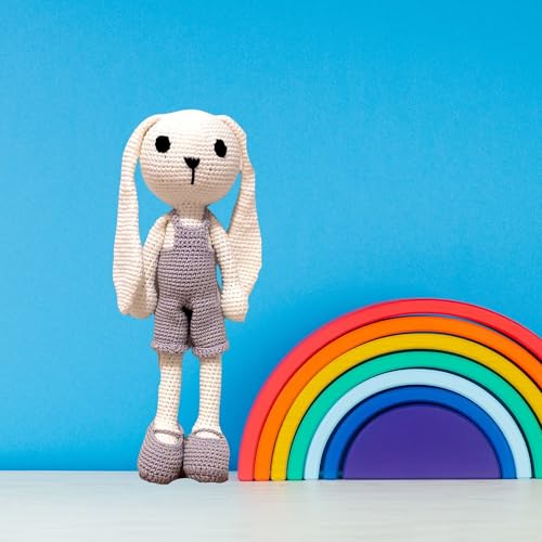Handmade Cotton Crochet Bunny Toy 11 inches for Babies 1
