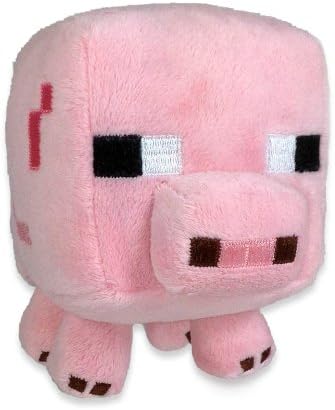 Minecraft Baby Pig Plush - 7 Inch Soft Stuffed Animal Toy