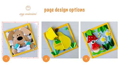 Quiet Baby Book - Montessori Toddler Activity Felt Book