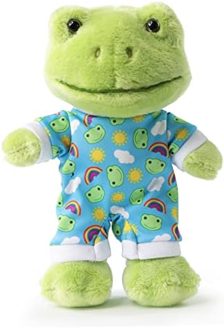 Furvana 9 Inch Green Frog Plush Soft Huggable Stuffed Animal