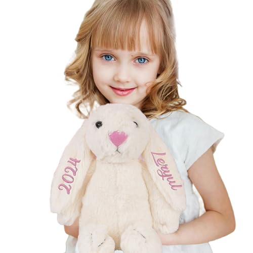Personalized Easter Bunny Rabbit Stuffed Animal for Kids