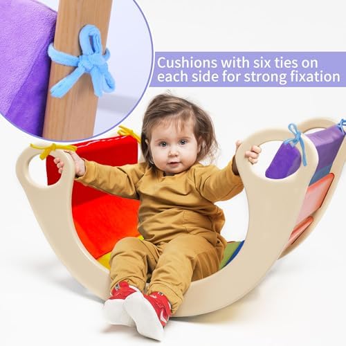 ROYALAY Rainbow Cushion Play Set for Climbing Arch