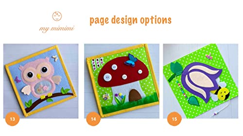 Quiet Baby Book - Montessori Toddler Activity Felt Book