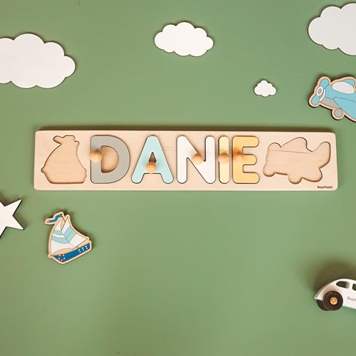 Personalized Wooden Name Puzzle for Kids 1