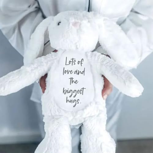 Personalized Plush Bunny with Name Keepsake