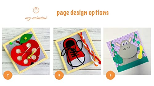 Quiet Baby Book - Montessori Toddler Activity Felt Book