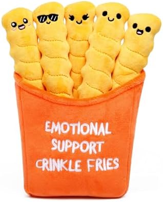 WHAT DO YOU MEME Emotional Support Crinkle Fries Plushies