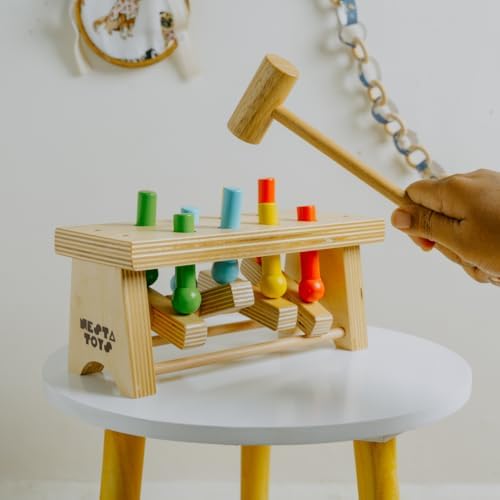 Nesta Toys Pounding Bench with Hammer for Kids