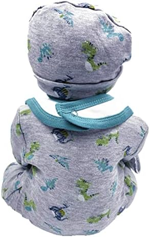 Pedolltree Reborn Baby Doll 22 Inch Dinosaur Outfit 5pcs Set
