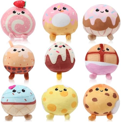 Libima 9 Pcs Mini Stuffed Animals Keychain Set