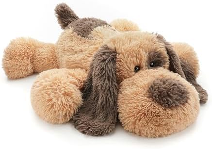 WEIGEDU Floppy Stuffed Dog 20 Inch Brown