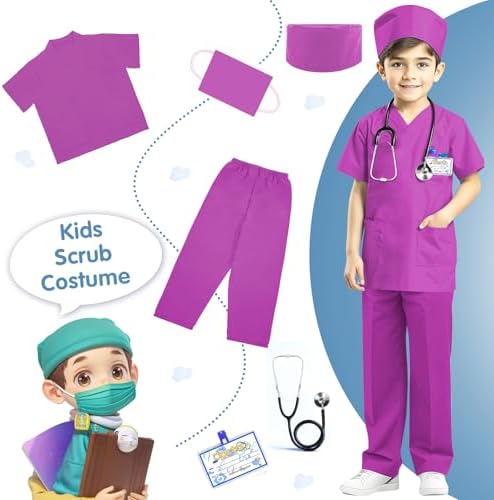 RioRand Doctor Costume for Kids 3-11 Years 1