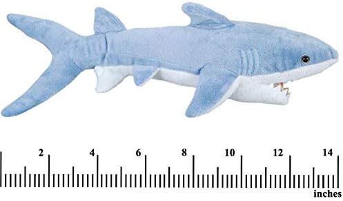 Bedwina Stuffed Animal Sharks - Pack of 2 14 Mako 13 Hammerhead Plush Toys