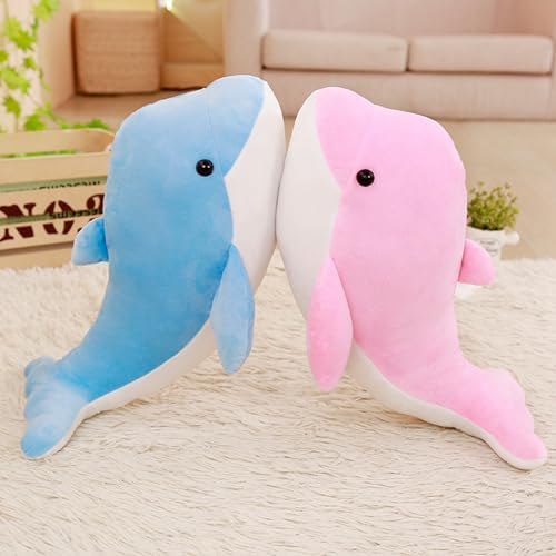 LVPU 2pcs Dolphin Plush Toys Soft Pillows for Kids