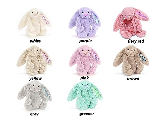 Custom Plush Rabbit with Childs Name - Kawaii Cuddle Companion