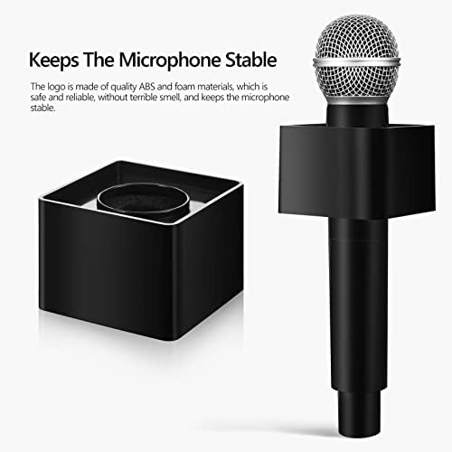 TOYANDONA Fake Microphone Prop Black