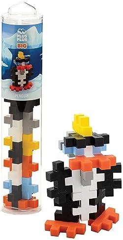 PLUS PLUS Big Penguin 15 Piece Construction Toy