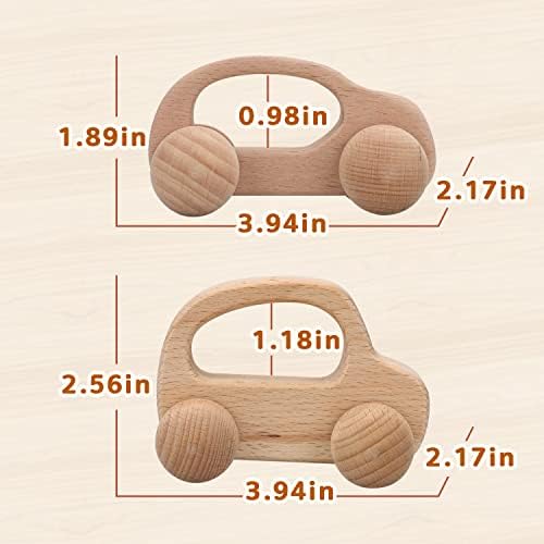 TOY Life Wooden Toy Car for Babies 0-12 Months